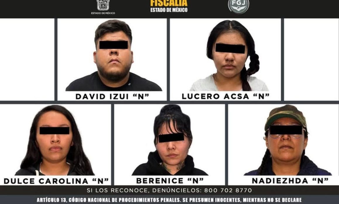 Detienen a cinco sospechosos por homicidio de mujer en centro de rehabilitación en Nezahualcóyotl