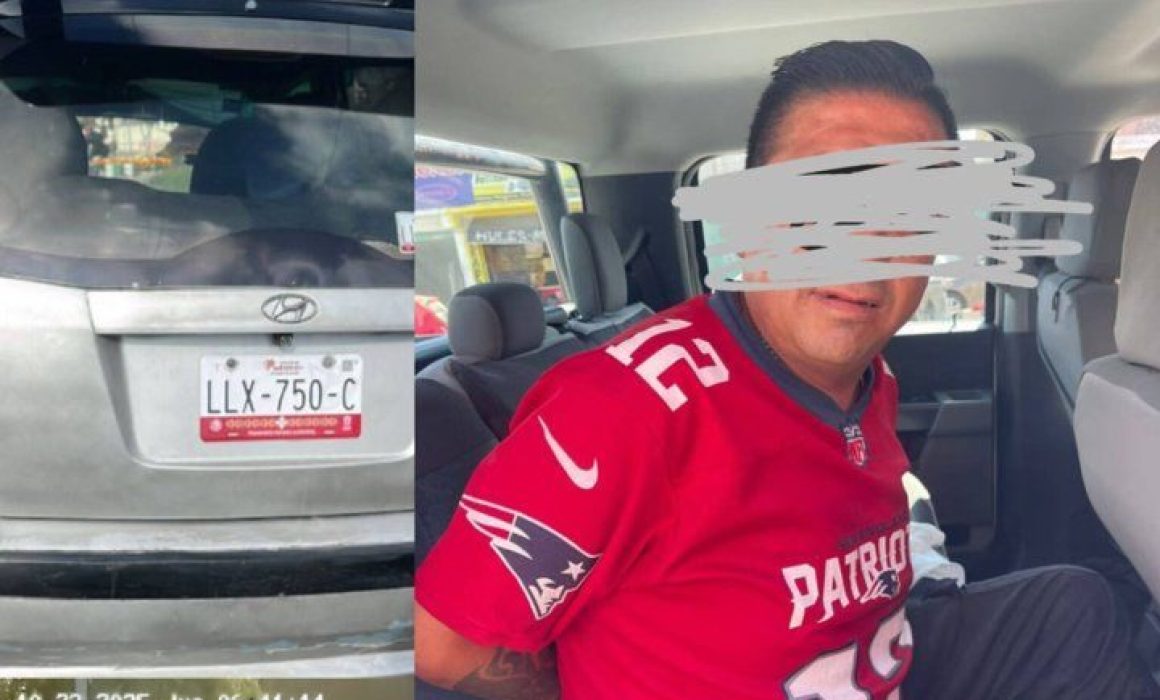 Detienen a conductor de plataforma por robar a estudiante en Coacalco gracias a denuncia ciudadana