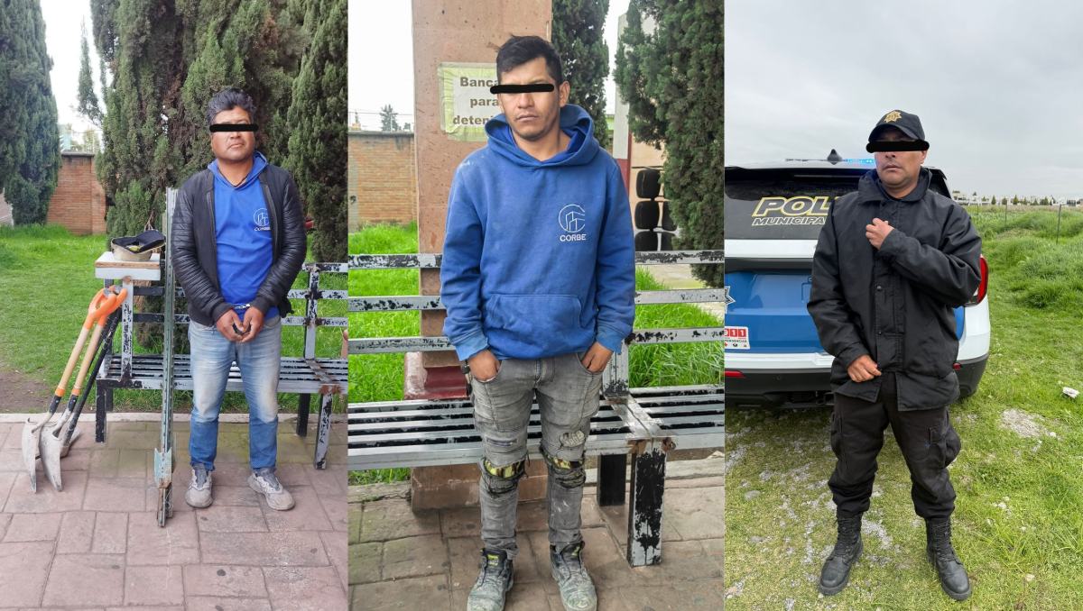 Detienen a cuatro personas por despojo y uso ilegal de uniforme en Metepec, Edomex