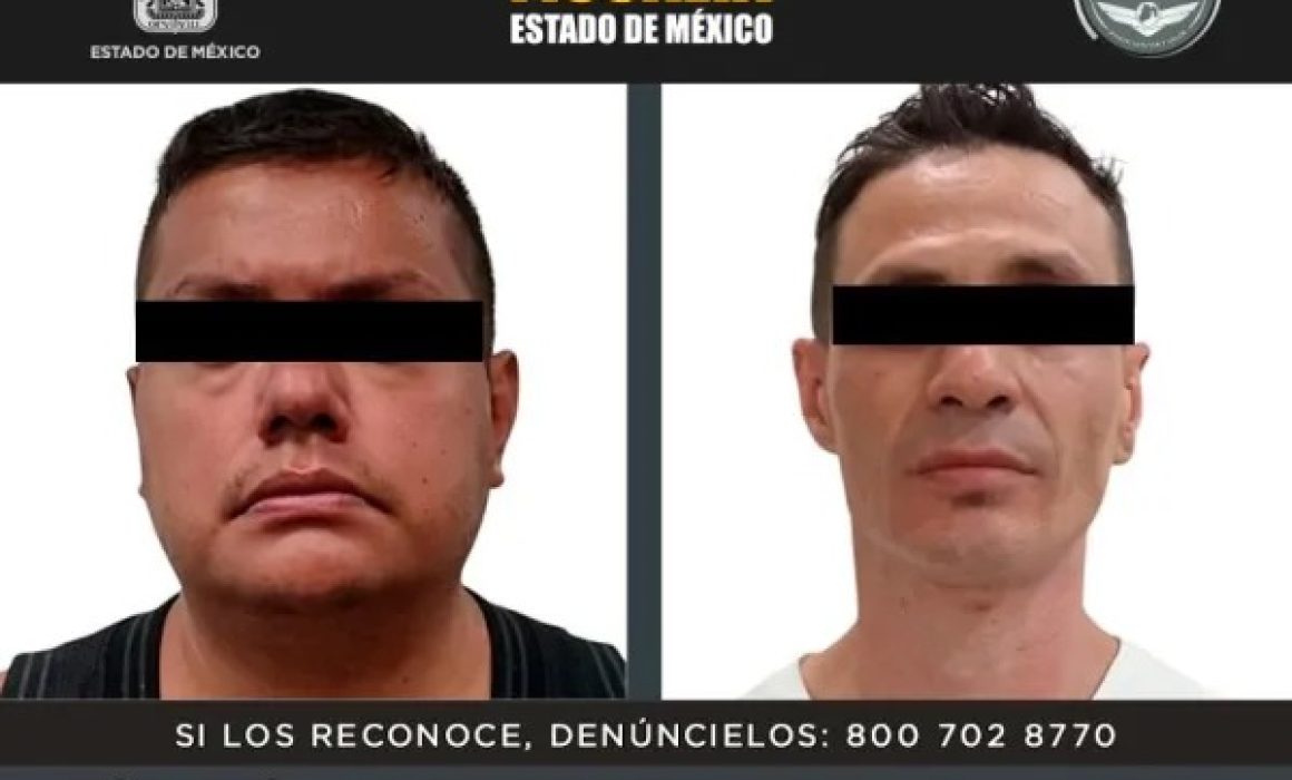 Detienen a dos integrantes de 'Los Macas' por homicidio en Ecatepec