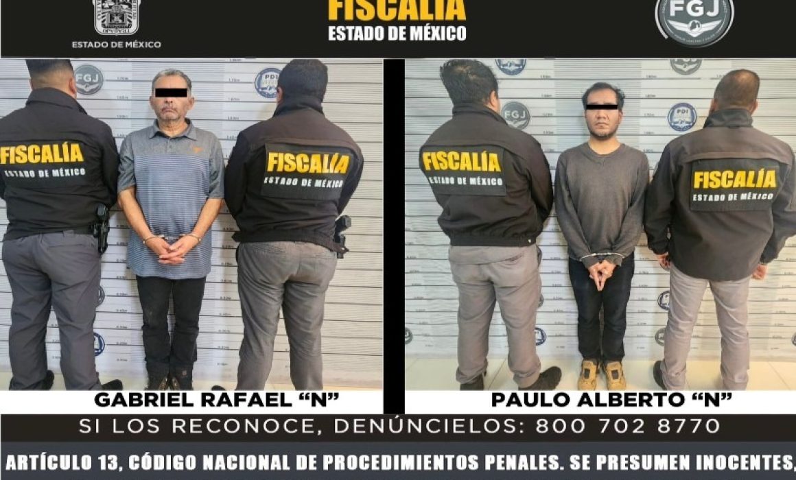 Detienen a dos presuntos responsables de secuestro de Kimberly en el Estado de México