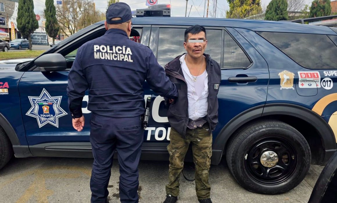 ¡Detienen a extorsionador y a dos ladrones en una operativo en Toluca! ¿Qué revelaron las autoridades?
