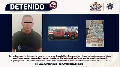 Detienen a funcionario de Nezahualcóyotl por extorsión a gasero en acto flagrante