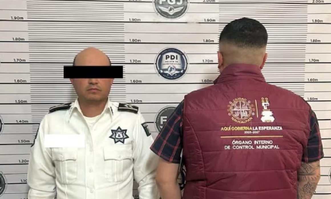 Detienen a oficial de Naucalpan por presunto acto de corrupción durante supervisión policial