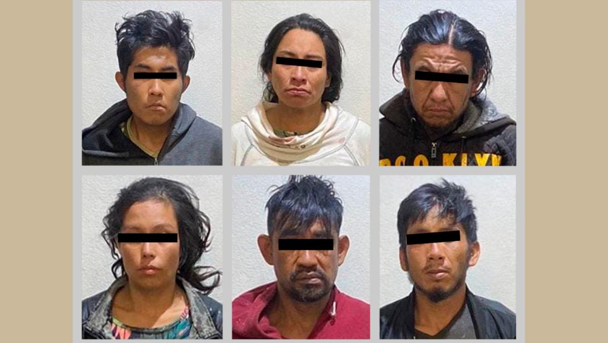 Detienen a seis personas en Toluca por tráfico de droga y tenencia de réplicas de armas durante operativo policial