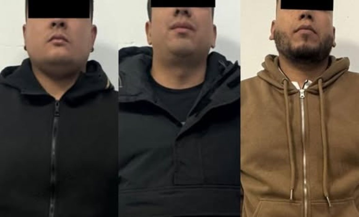 Detienen a tres implicados en extorsión y robo en Ecatepec tras persecución policiaca