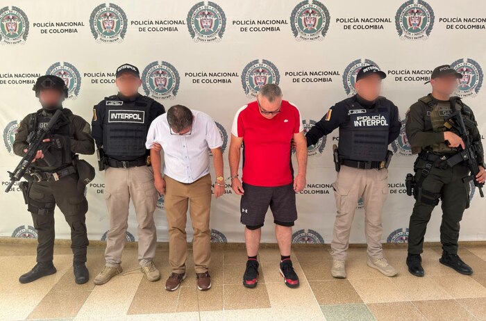 Detienen en Armenia a dos colombianos con circular roja de Interpol por narcotráfico solicitados por EE. UU.