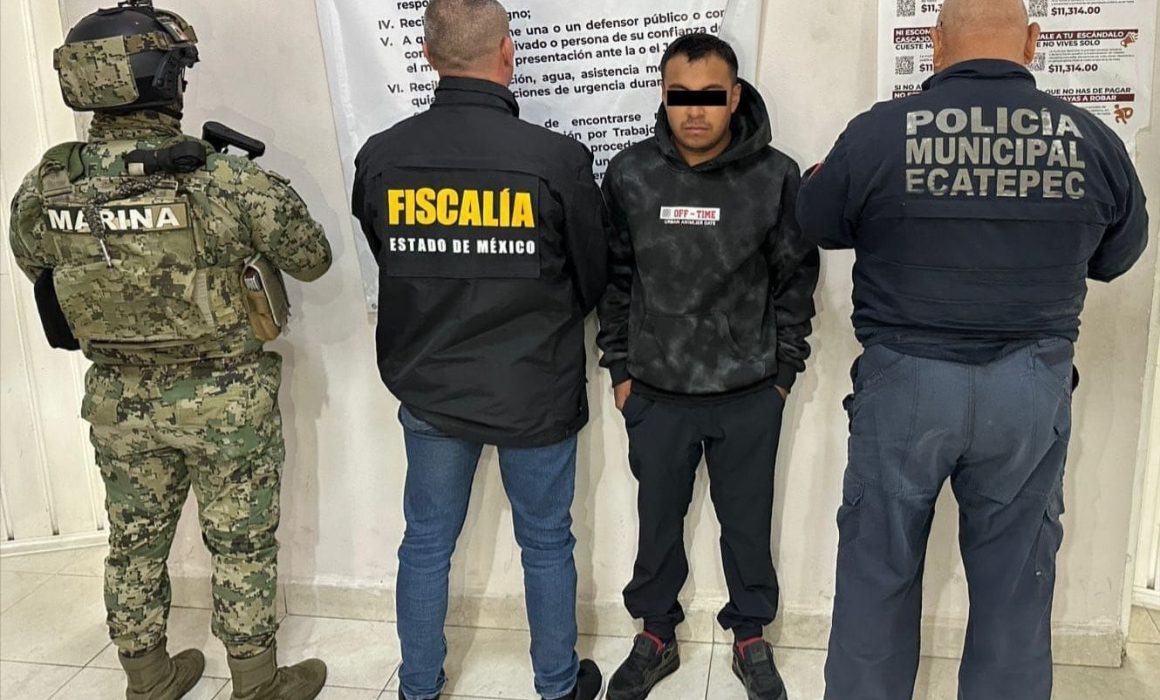 Detienen en Ecatepec a feminicida buscado por crimen en Iztapalapa y lo trasladan a CDMX