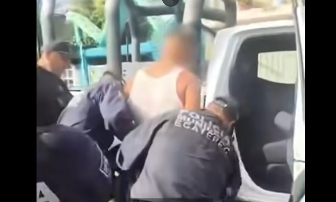 Detienen en Ecatepec a hombre acusado de violencia familiar contra su pareja y niñas