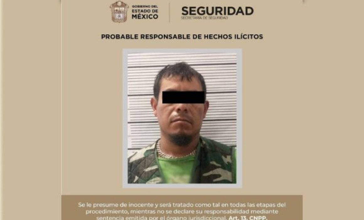 Detienen en Edomex a presunto 'halcón' de la Familia Michoacana durante operativo estratégico