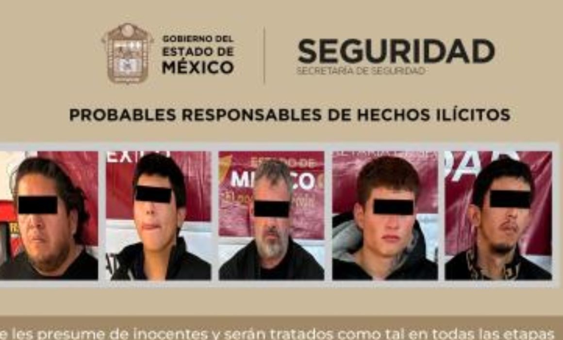Detienen en Nezahualcóyotl a banda de homicidas con armas largas