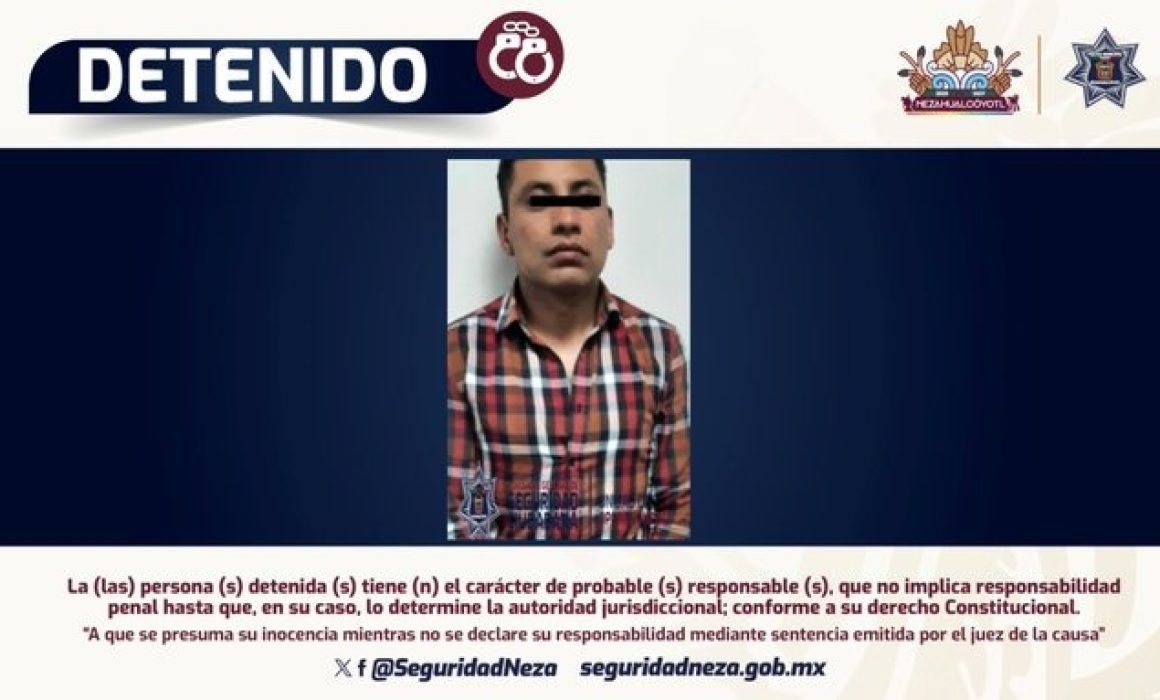 Detienen en Nezahualcóyotl a hombre por agresión a su madre y atención médica a víctima