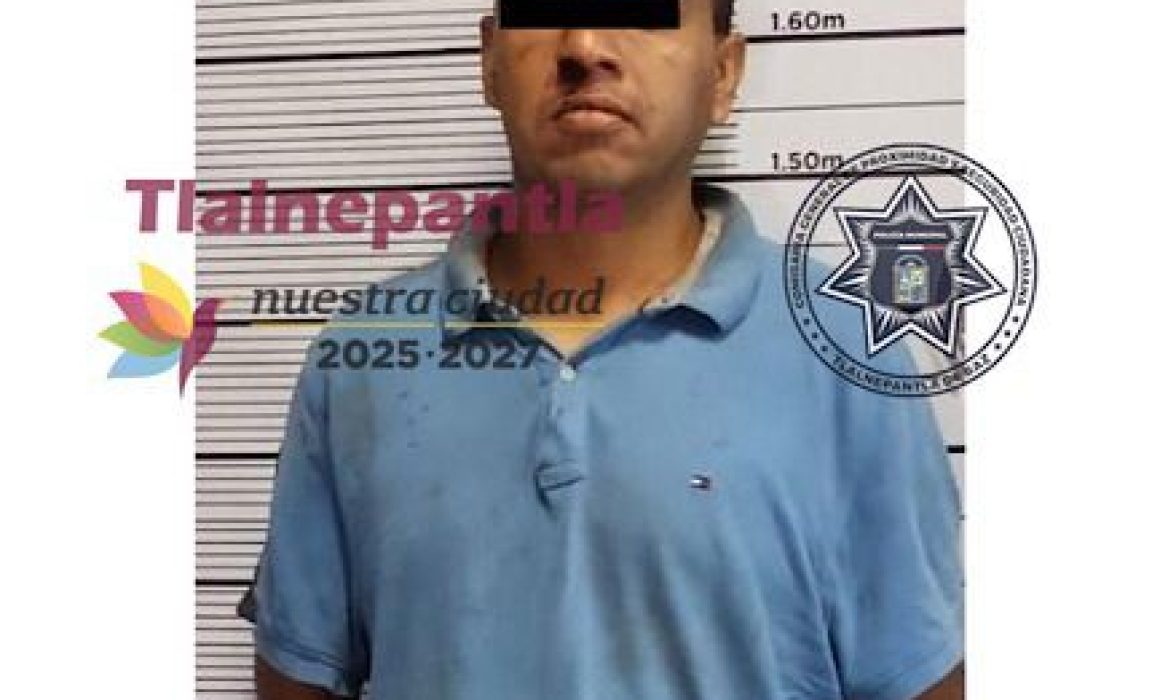 Detienen en Tlalnepantla a hombre tras ataque con arma blanca a mujer en la colonia Jorge Jiménez Cantú