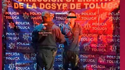 Detienen en Toluca a presuntos responsables de robo, encubrimiento y portación ilegal de armas
