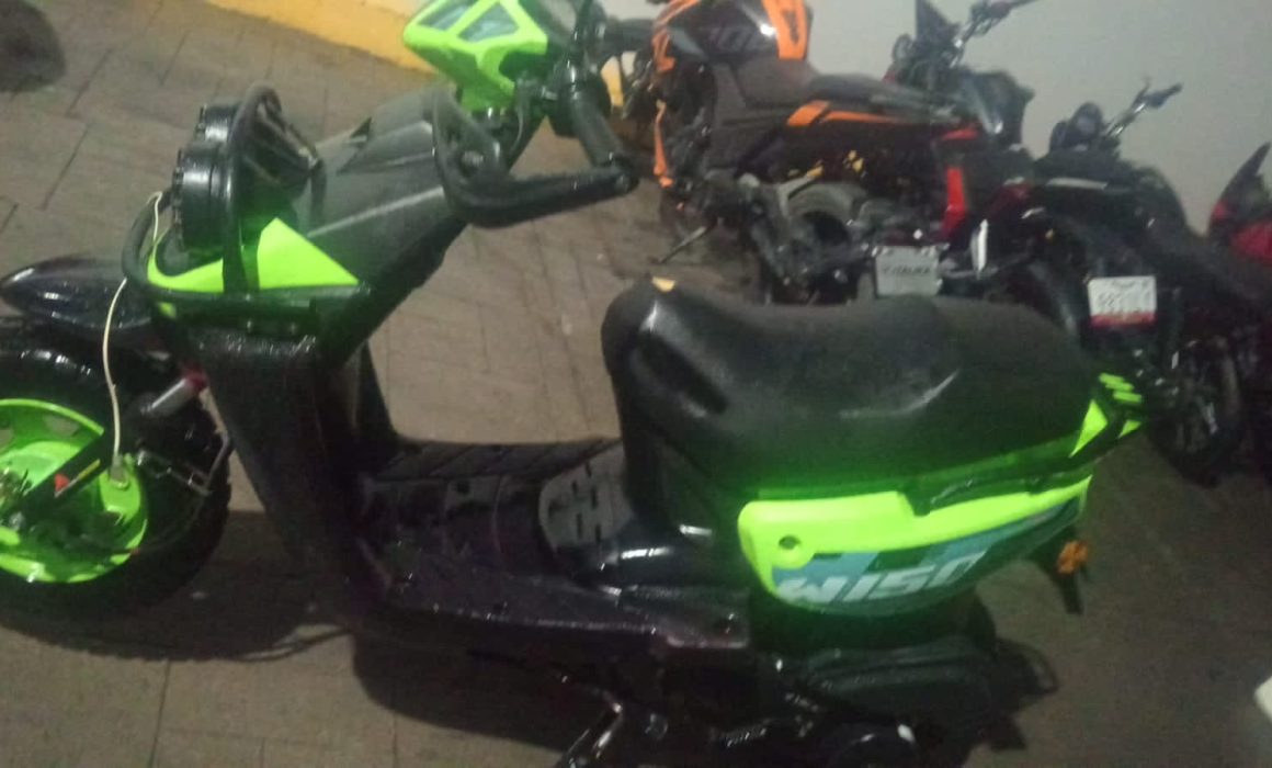 Detienen en Zumpango a hombre por circular con motocicleta robada en Villas de Laguna