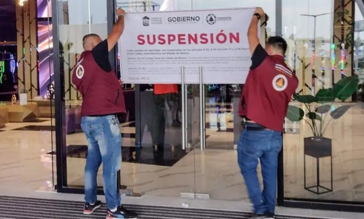 Detienen operación de casino en Naucalpan por irregularidades legales