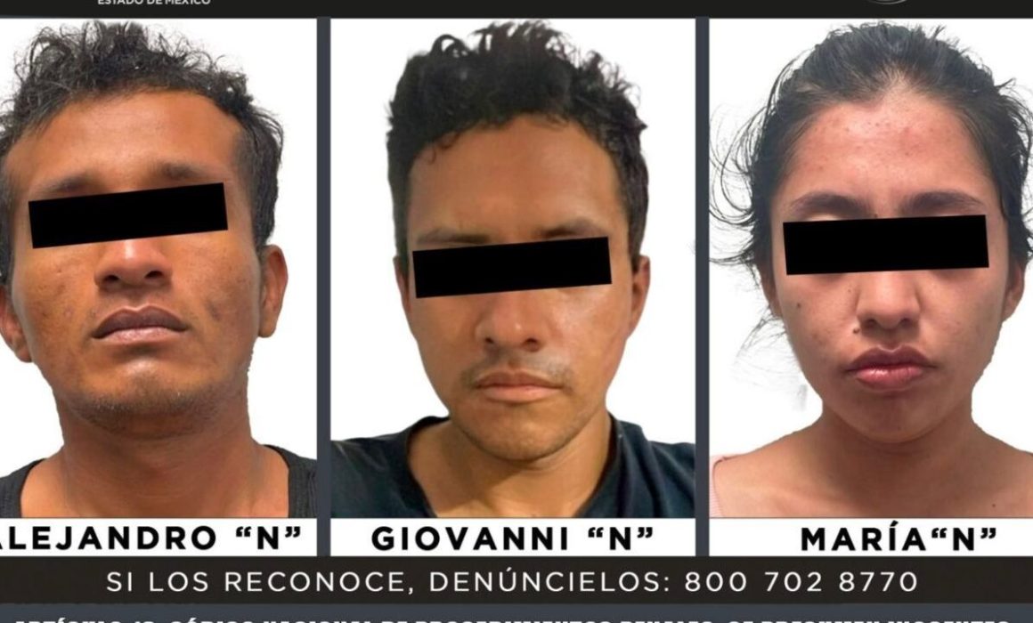 Detienen y procesan a tres personas por secuestro exprés en Tecámac, Estado de México