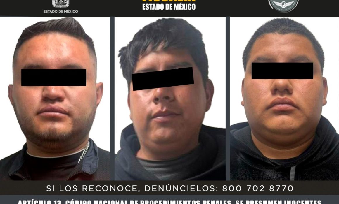 Detienen y vinculan a proceso a tres hombres por homicidio en Jaltenco