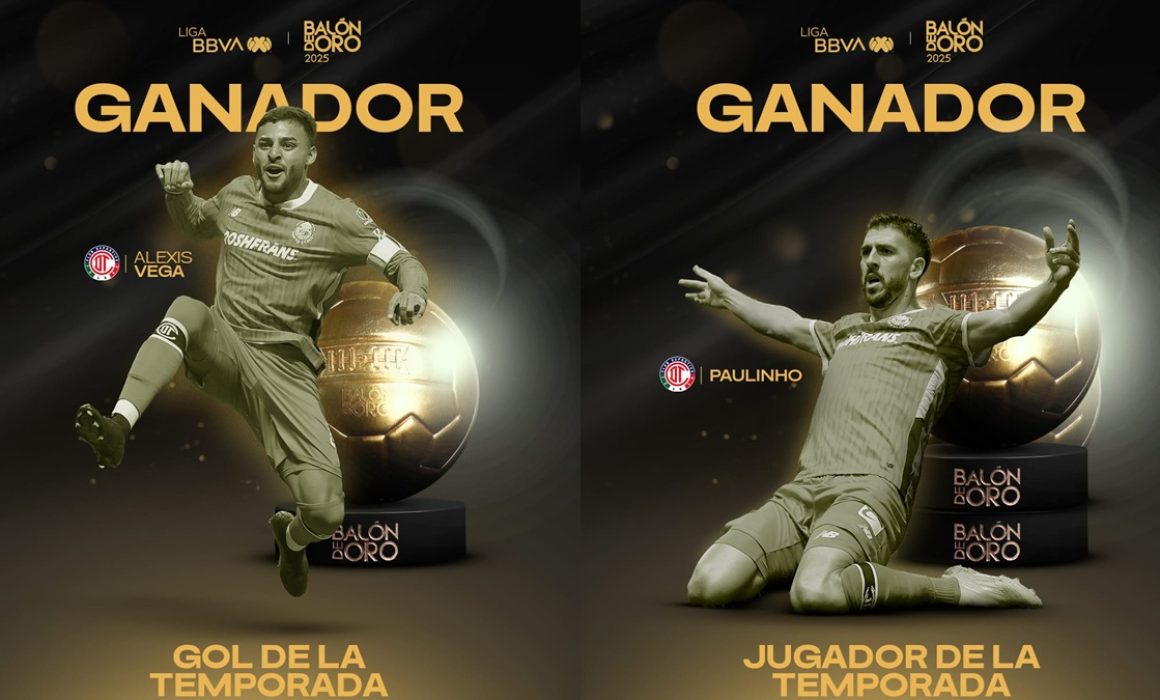 Diablos Rojos del Toluca arrasan en entrega del Balón de Oro de la Liga MX