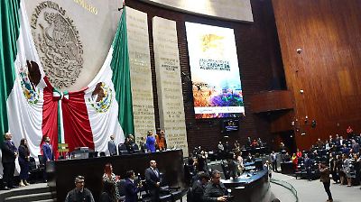 Diputados sesionan en San Lázaro con asistencia disminuida pese a llamados de responsabilidad