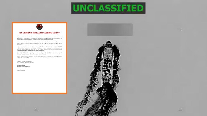 ELN niega pertenencia de lancha neutralizada por EE. UU. y desmiente acusaciones de narcotráfico