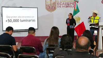Ecatepec proyecta instalar 50 mil luminarias y recuperar 500 parques para 2025