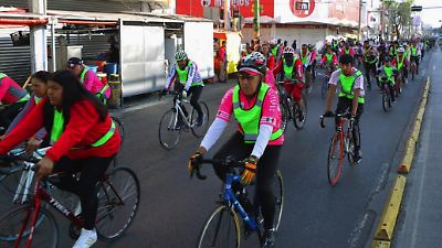 Ecatepec une a más de mil personas en la primera Rodada por la Paz para promover deporte y unidad