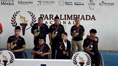 Edoméx conquista dos medallas de oro en basquetbol sobre silla de ruedas en la Paralimpiada Nacional 2025