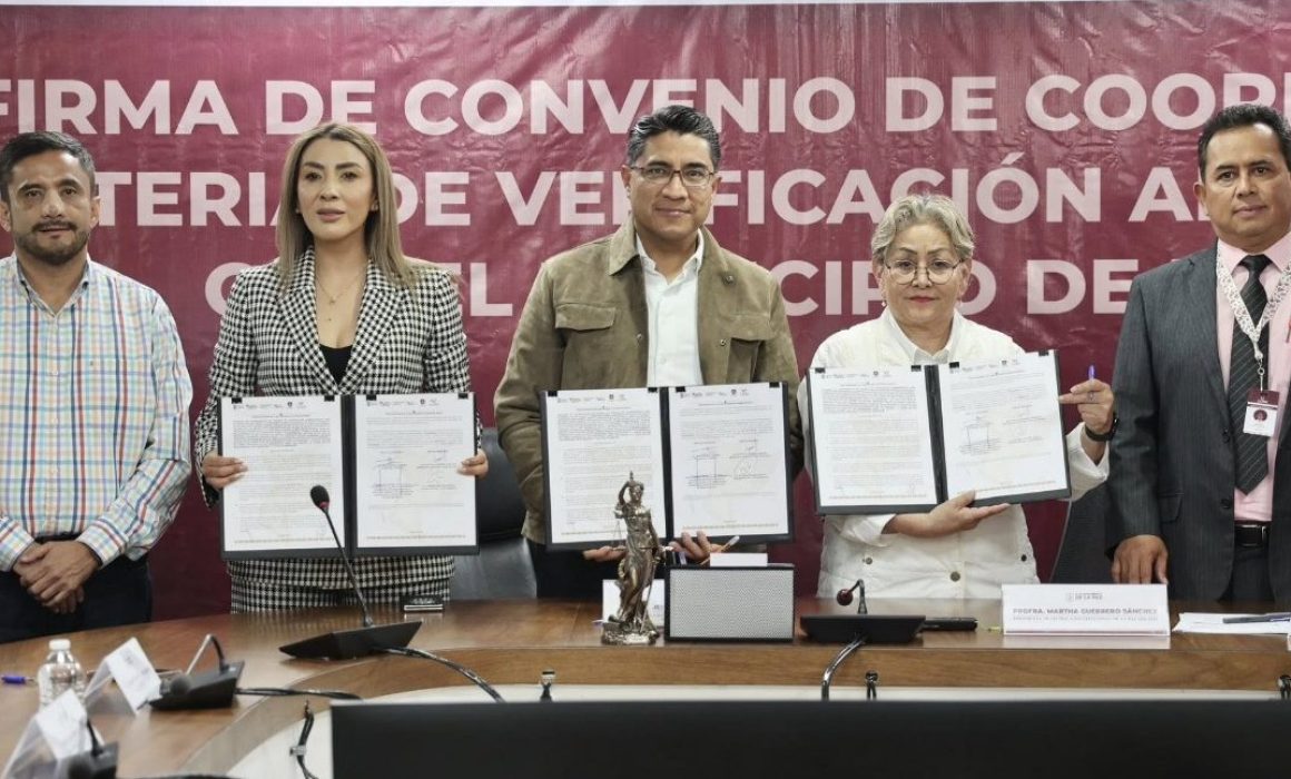 Edomex firma convenios con municipios para fortalecer la verificación administrativa y garantizar servicios seguros