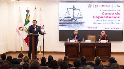 Edomex inicia capacitación de jueces electos tras elección histórica para fortalecer la justicia