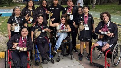 Edomex inicia en el top 10 del medallero en la Paralimpiada Nacional en Aguascalientes