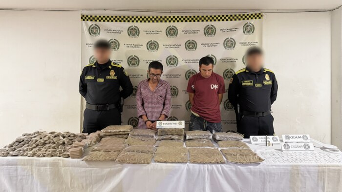 Ejército y Policía capturan a alias Guadaña y El Viejo por delitos de narcotráfico en el Eje Cafetero