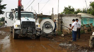 El Gobierno del Estado de México finaliza limpieza en Santiago Tianguistenco tras lluvias intensas