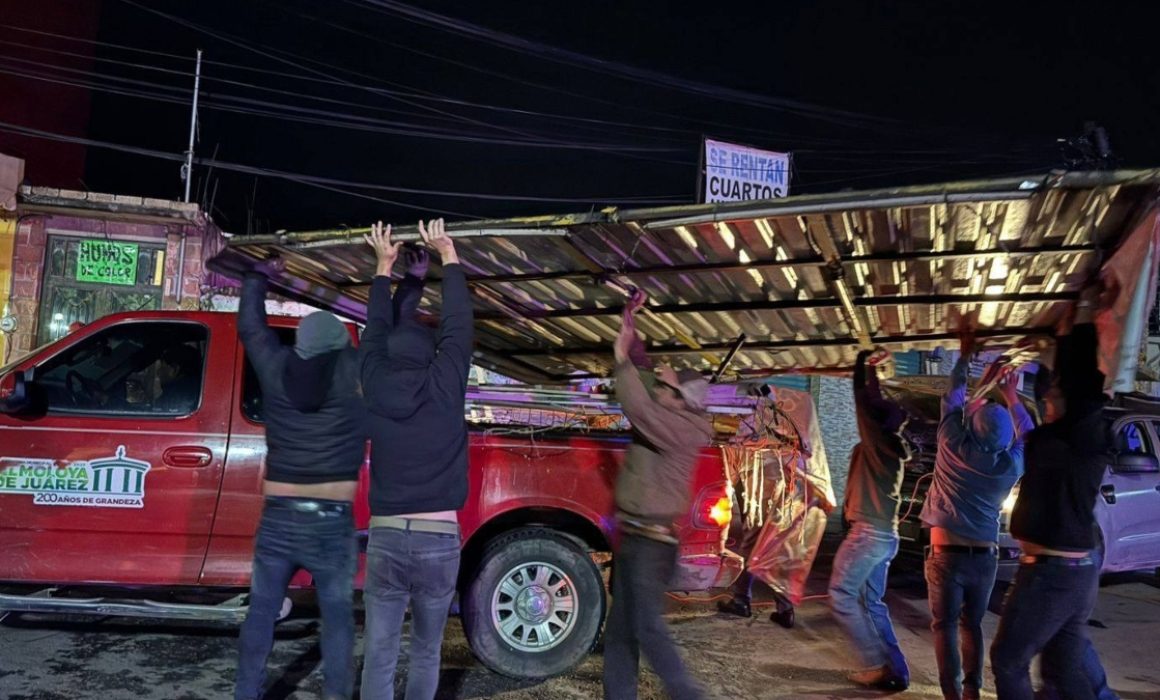 El alcalde de Almoloya de Juárez desaloja forzosamente a los ambulantes y genera protestas