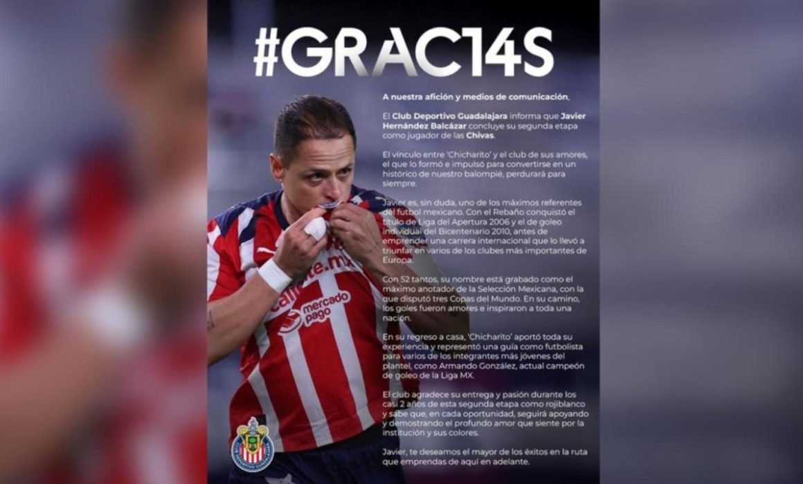 ¿El final triste de Chicharito en Chivas? La despedida que nadie esperaba