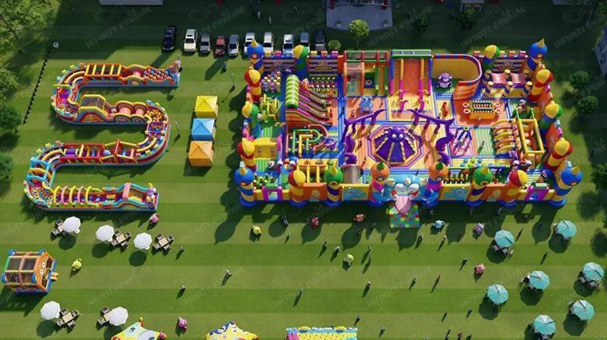 ¡El parque de inflables récord rompe moldes en la CDMX y no solo es para niños!
