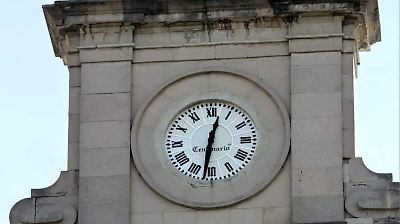 El reloj de la Catedral de Toluca que fue afectado por un rayo vuelve a funcionar