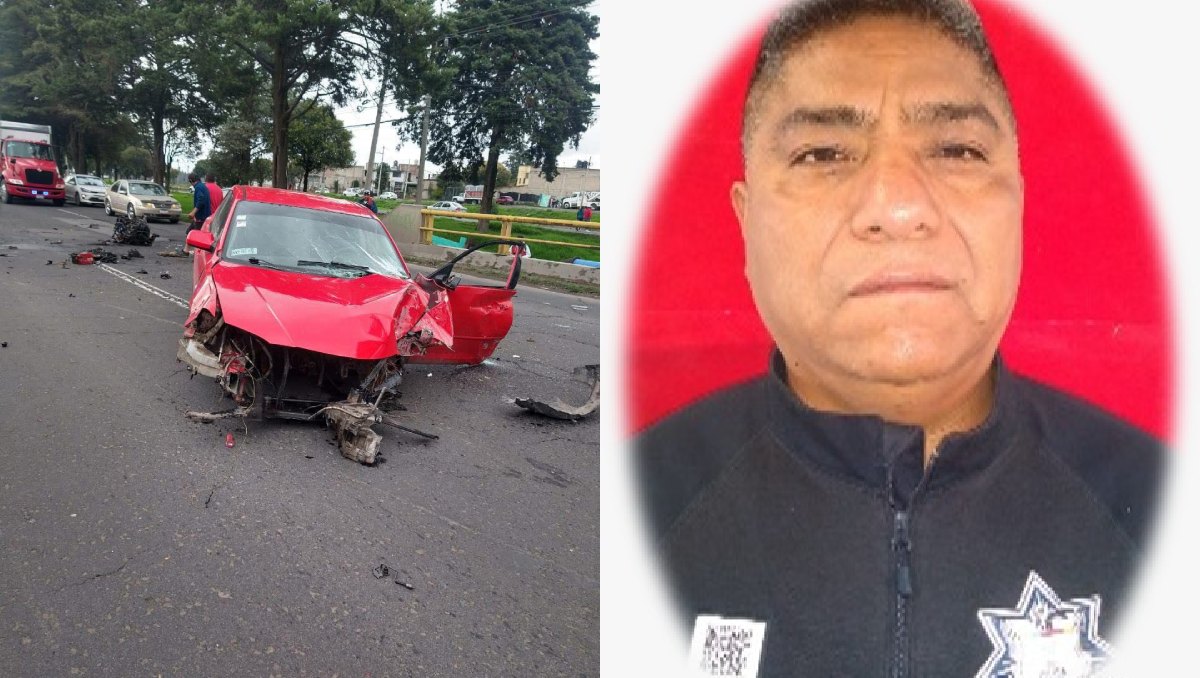Elemento de la Secretaría de Seguridad del Estado de México muere tras accidente en Toluca