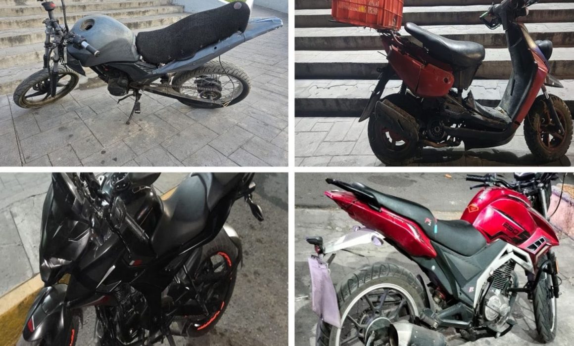 ¡En Ecatepec: Detienen a 4 y recuperan 6 motocicletas robadas en un operativo sorpresa!