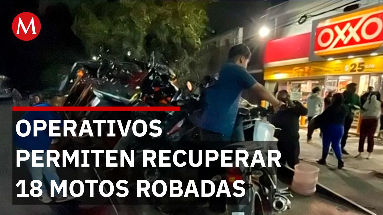 ¡En menos de un mes! Así recuperaron 18 motocicletas robadas en Ecatepec