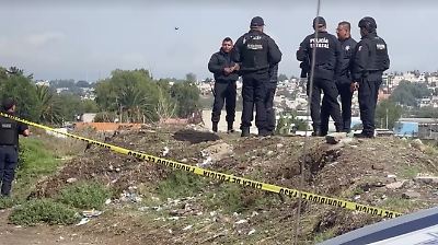 Encuentran restos humanos en predio en Tultepec; forman investigadores