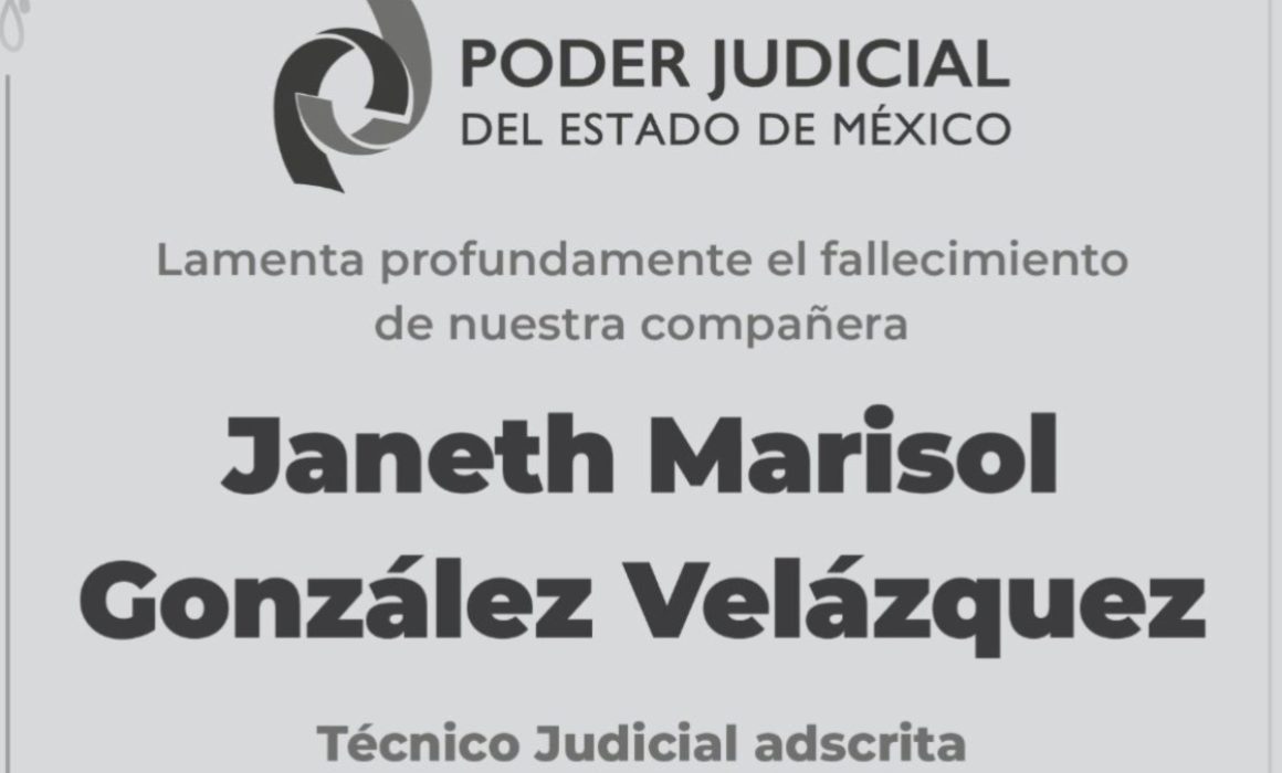 Encuentran sin vida a funcionaria del Poder Judicial en San Mateo Atenco