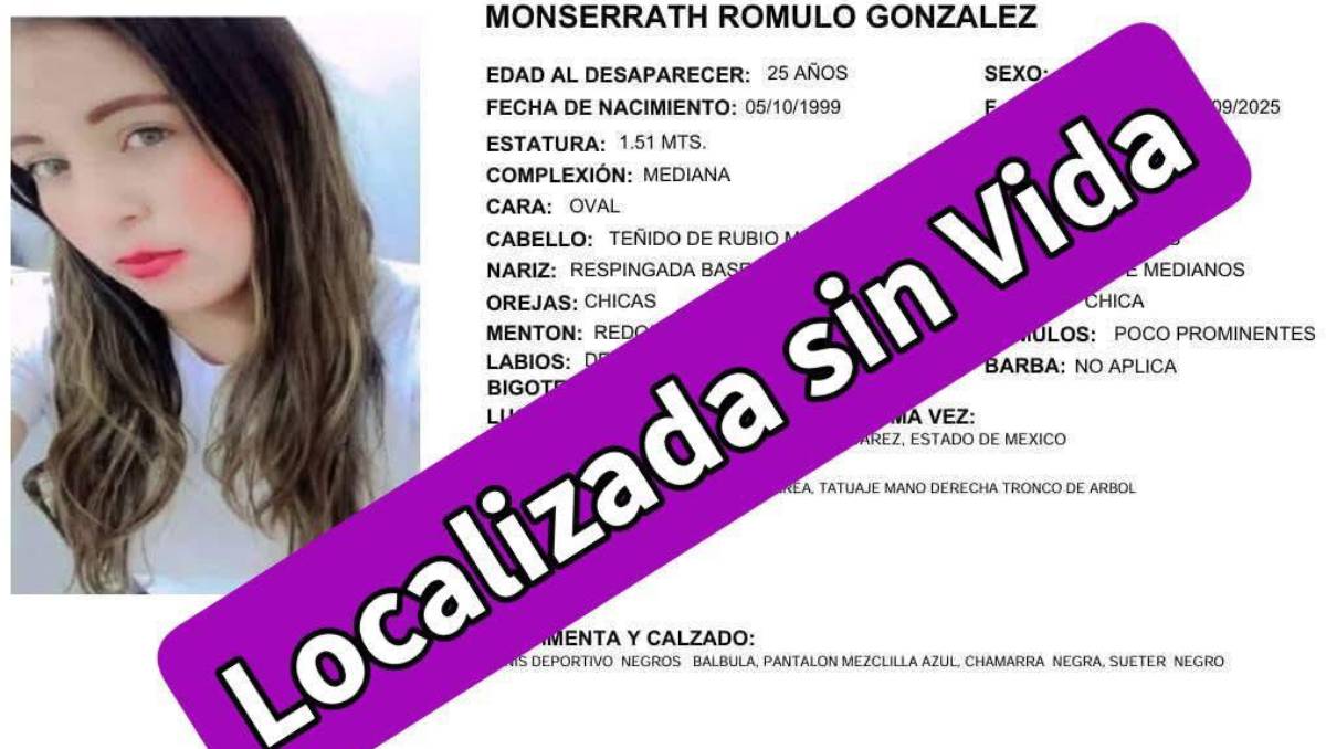 Encuentran sin vida a joven desaparecida en Edomex; presunto atropello en Almoloya de Juárez