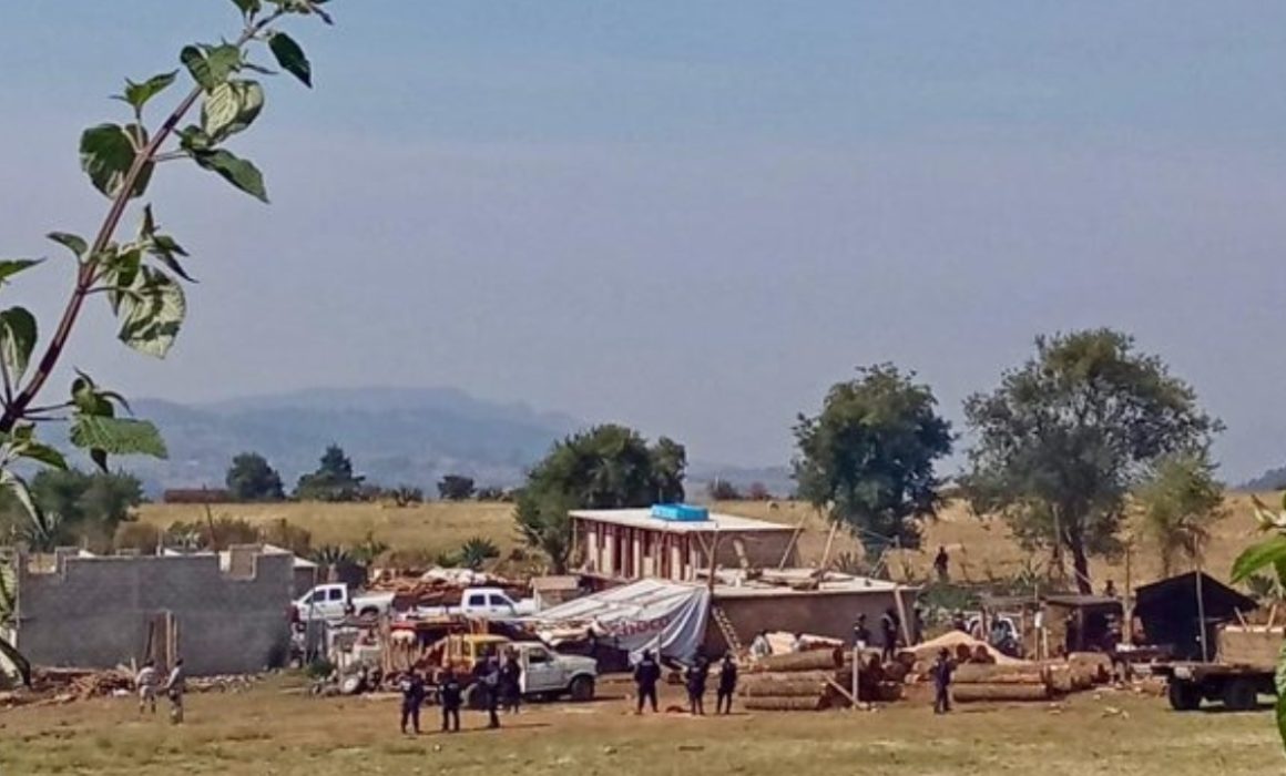 Enfrentamiento armado entre talamontes y autoridades deja un lesionado en Ocuilan