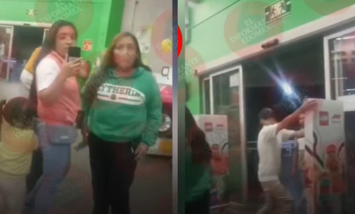 Enfrentamiento violento durante intento de robo en supermercado de Ecatepec