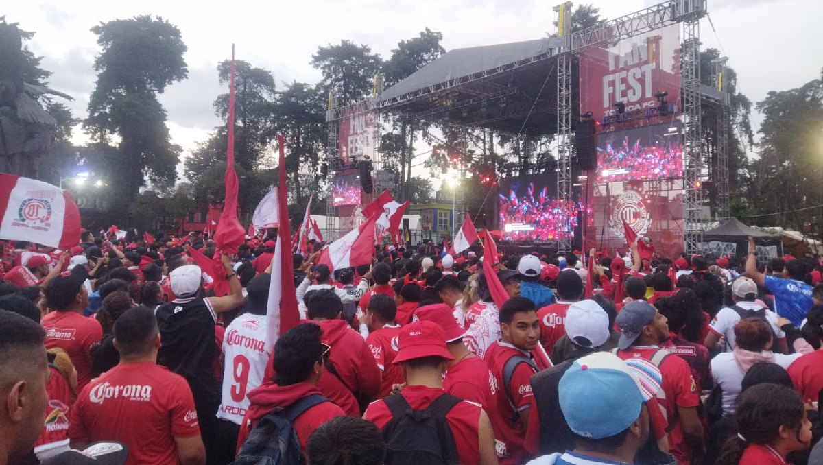 Entre 80 mil y 100 mil personas festejaron el triunfo del Toluca: alcalde Ricardo Moreno