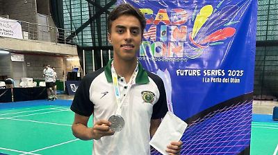 Erick Trujillo y pareja mexicana obtienen plata en torneo internacional de bádminton en Colombia
