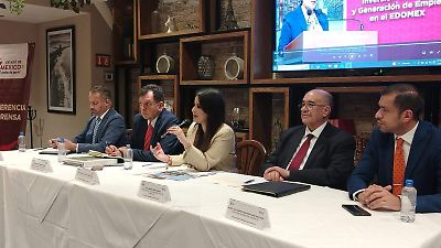 Estado de México capta más de 8,900 millones de dólares en inversión extranjera: Sedeco