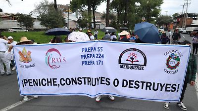 Estudiantes bloquean el IMIFE para exigir proyectos de infraestructura ajustados a sus necesidades