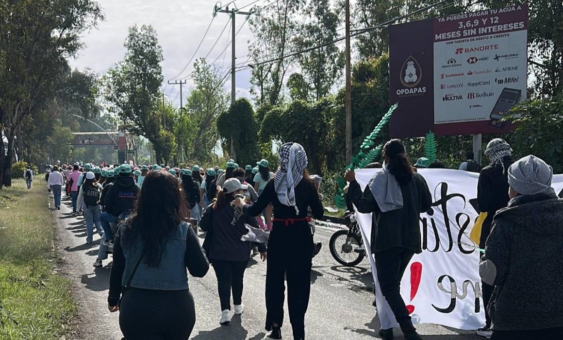 Estudiantes de Ixtapaluca movilizan apoyo y exigen justicia para Palestina